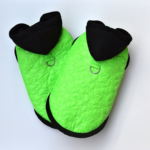 Zimní bunda Zeleno-černá