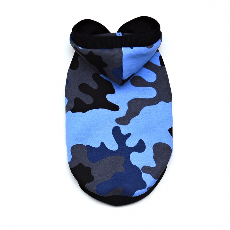 Mikina Modrý maskáč