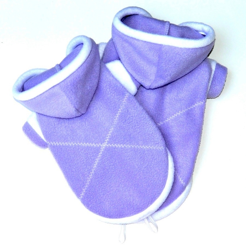 Mikina  Fialovo - bílá