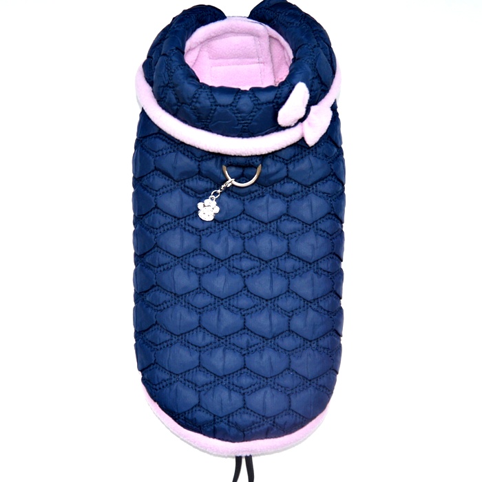 Zimní bunda Modro - Růžová