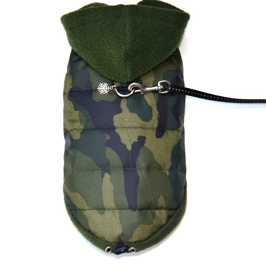 Zimní bunda Zelený maskáč