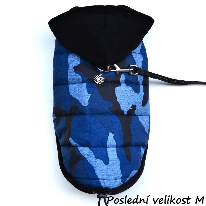 Zimní bunda Modrý maskáč
