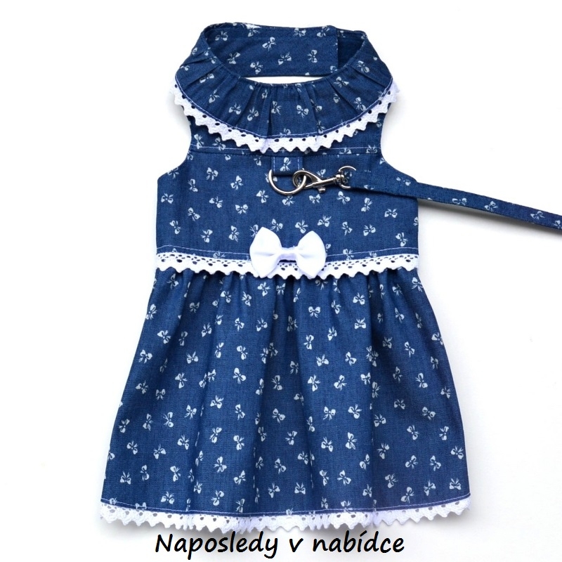 Šaty  Džínové + vodítko