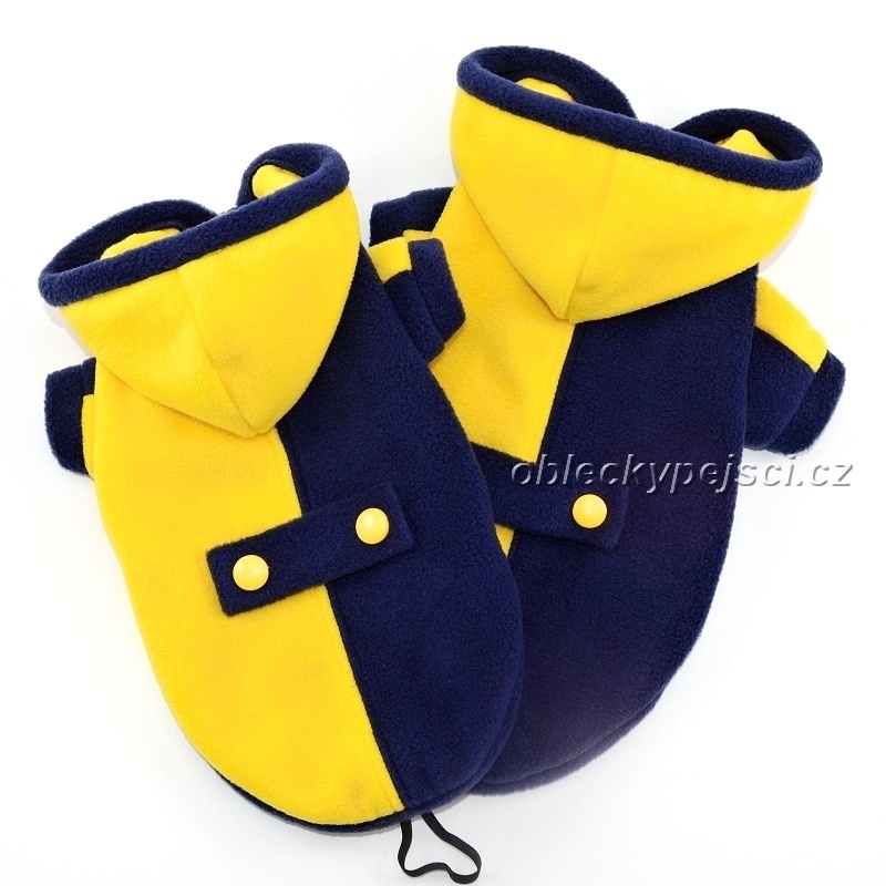 Mikina pro psí kluky Modro - žlutá