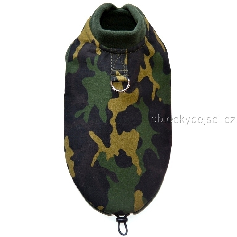 Jarní - podzimní bunda Maskáčová se stojáčkem