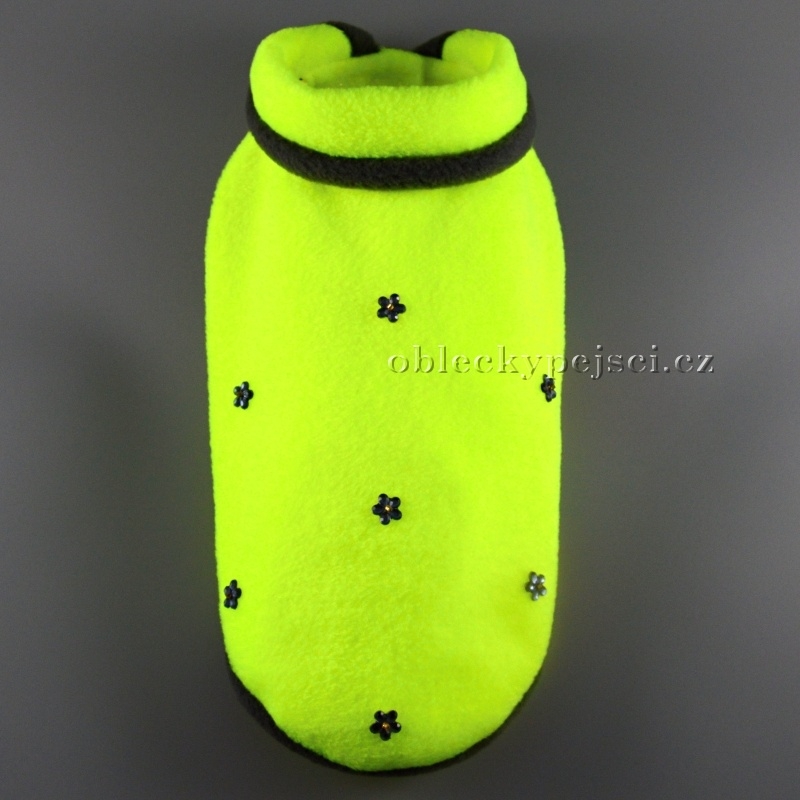 Mikina pro psí holky Svítivě žlutá