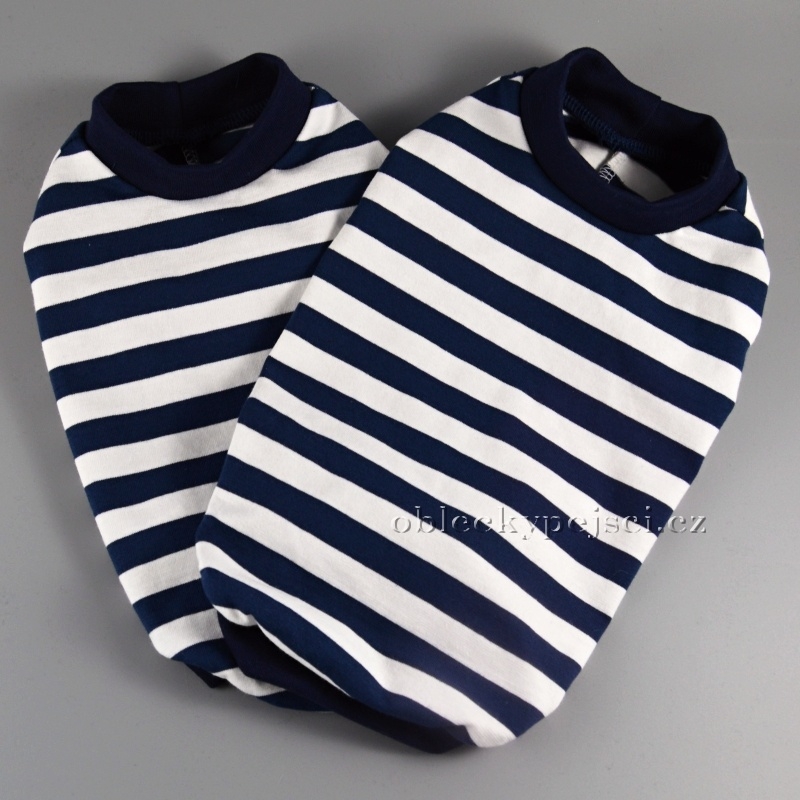 Tričko pro psí holky Pruhované