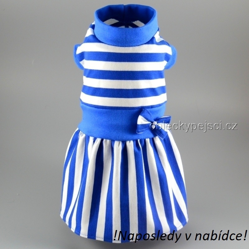 Šaty pruhované Modrý námořník