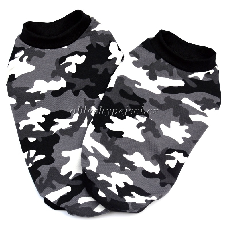 Tričko  Šedý maskáč