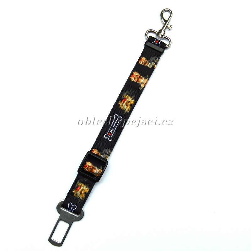 Pás do auta černý Yorkshire