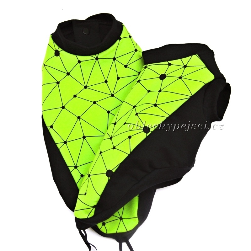 Tepláková mikina bez rukávů pro psí kluky
