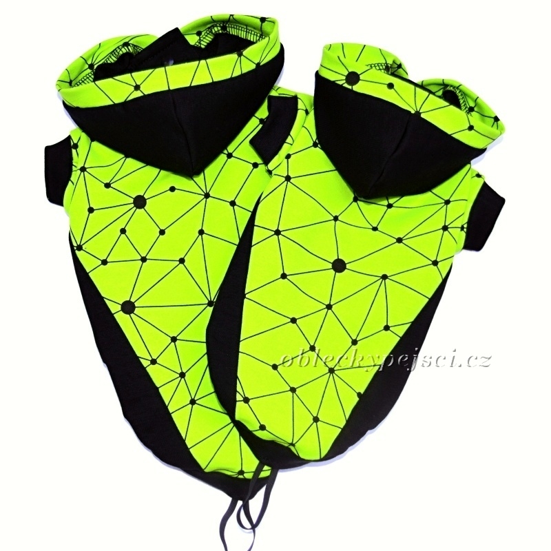 Tepláková mikina s kapucí pro psí kluky  