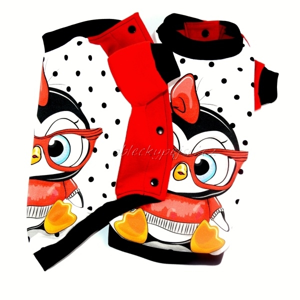 Mikina pro psí holky Tučňáček