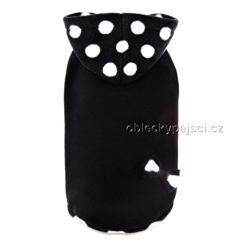 Mikina pro psí holky Bílý puntík