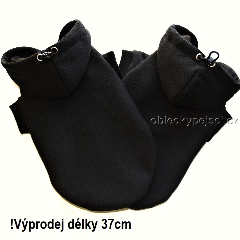 Mikina černá pro psí kluky