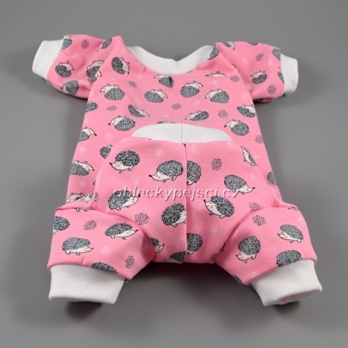 Pyžamo Růžové s ježky