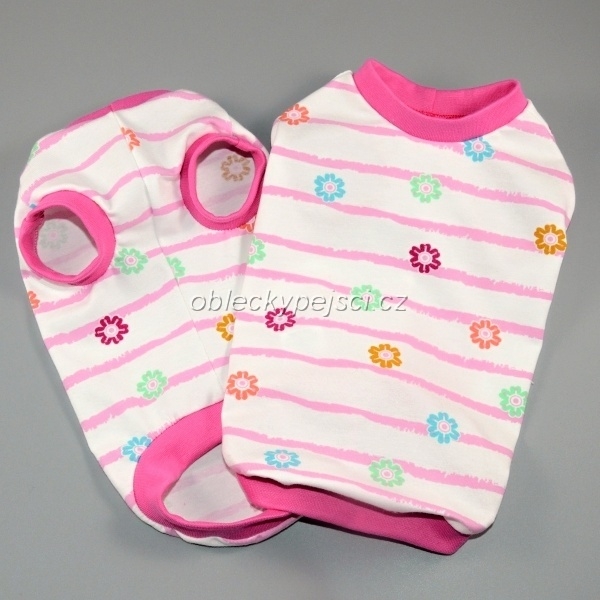 Tričko  Barevné kytičky