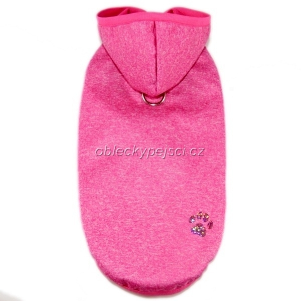 Letní softshellová pláštěnka  Růžový melír