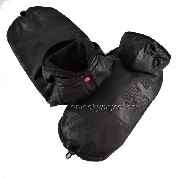 Šusťáková pláštěnka  Černý maskáč