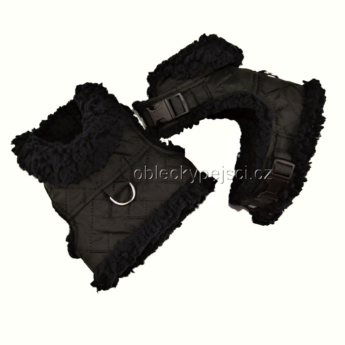 Zimní kšíry černé s hebkou sherpou