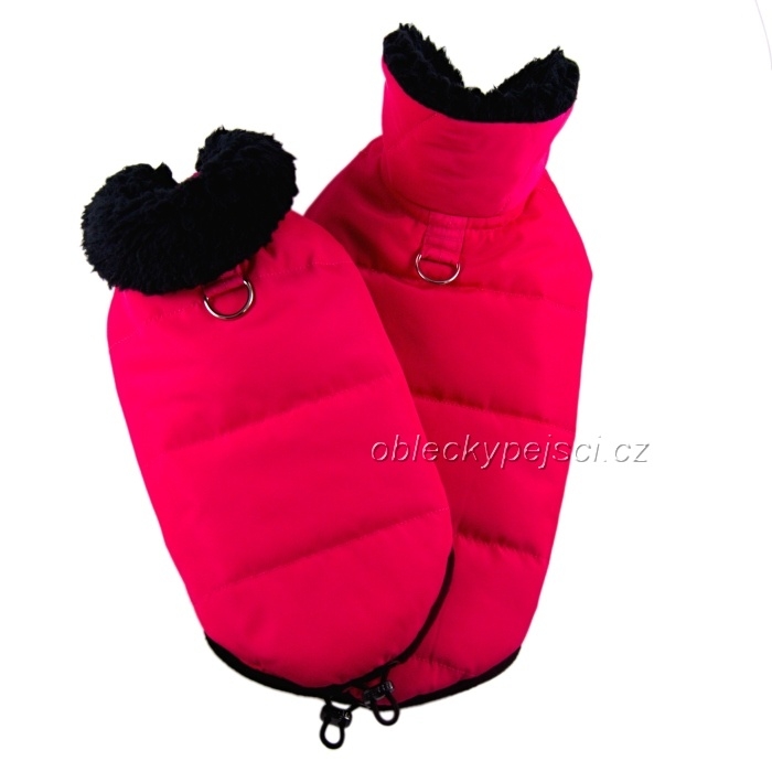 Zimní bunda Sytě růžová - fuchsiová