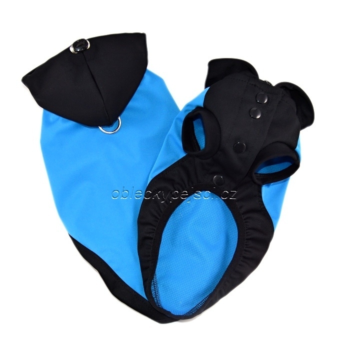 Letní bunda či pláštěnka  Modro - černá