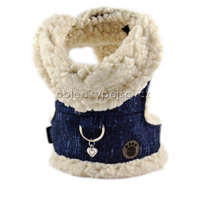 Zimní softshellové kšíry Džínový efekt