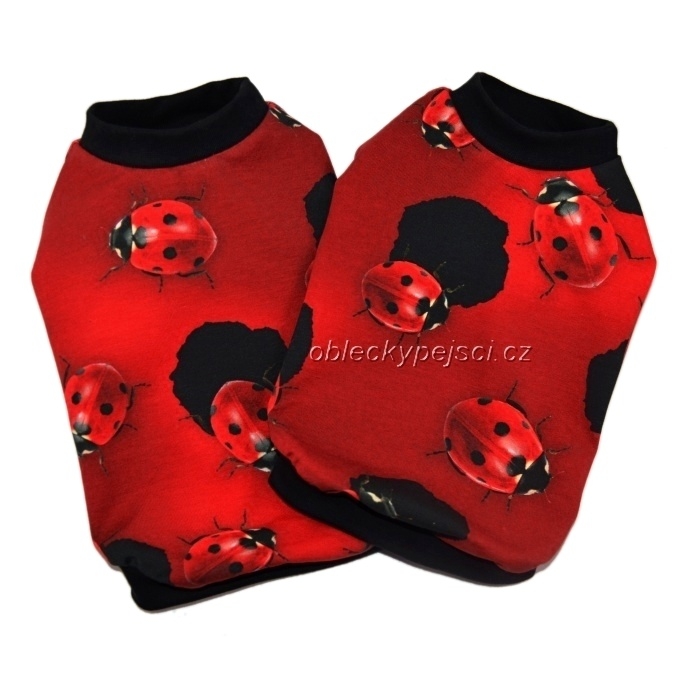 Tričko červené Beruška 