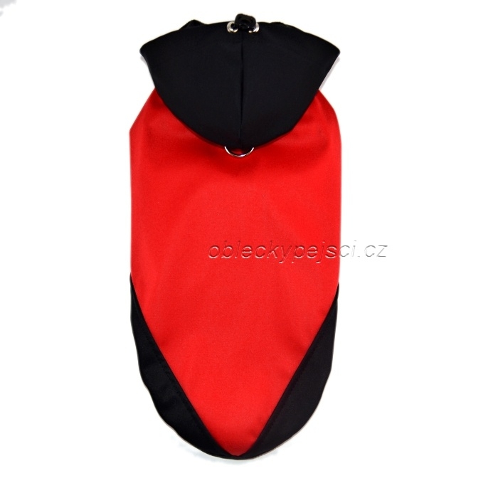 Letní bunda či pláštěnka  Červeno - černá