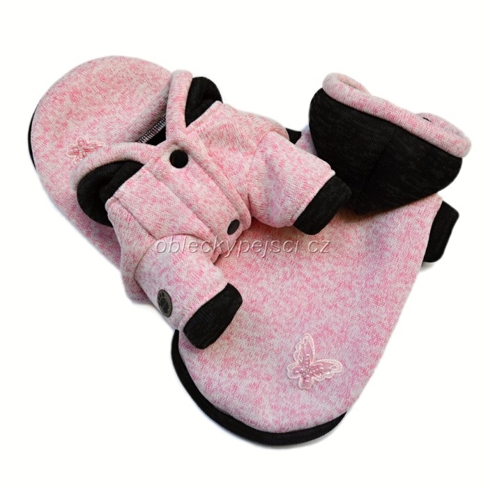 Svetr - poslední vel. XS Růžovo - černý