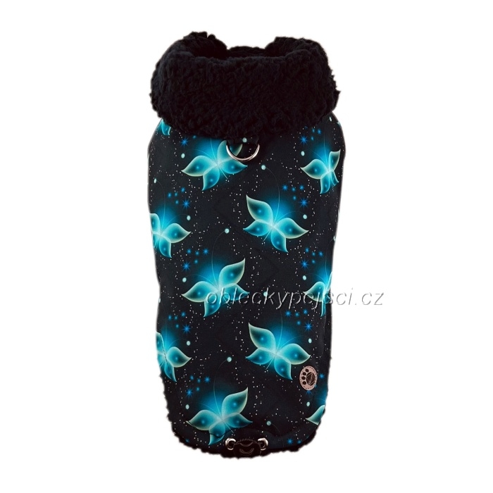 Zimní softshellová bunda Zelený motýlek 2