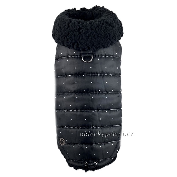 Zimní bunda Bílý puntíček