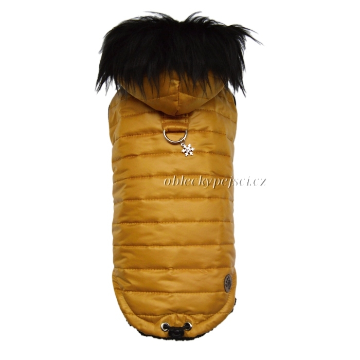 Zimní bunda s kožešinkou Okrovo - černá