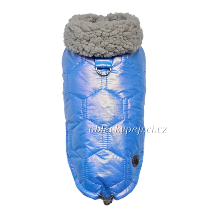 Zimní bunda Duhově modrá 