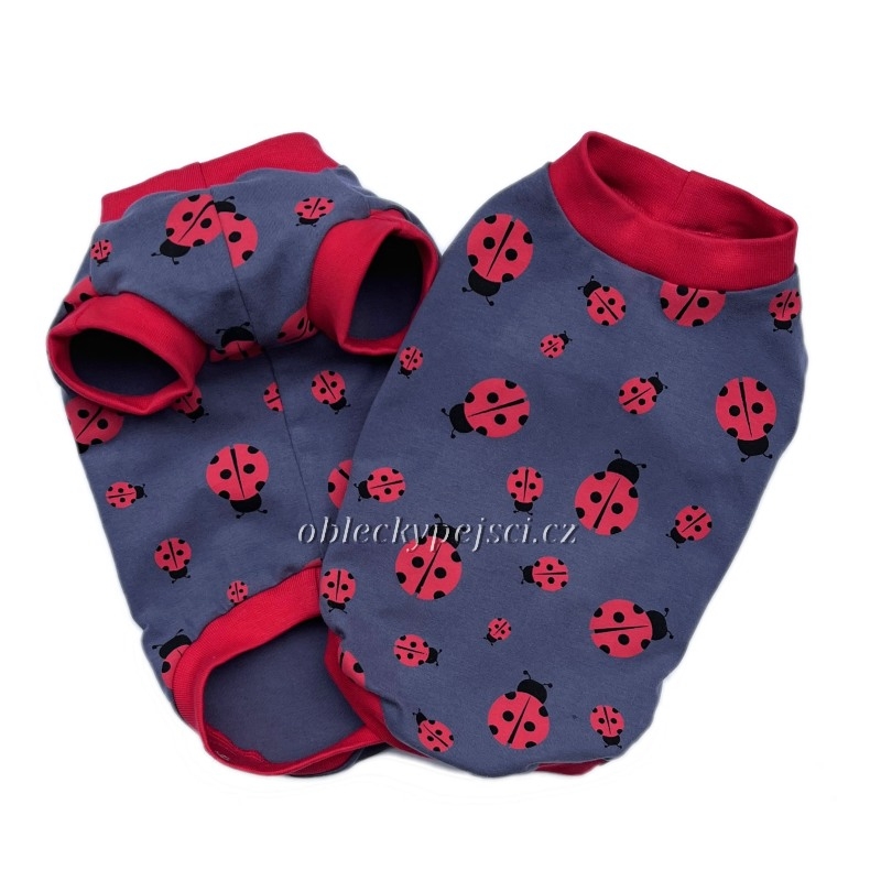 Tričko Beruška na šedé