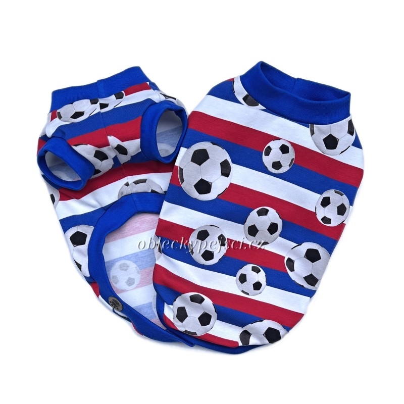 Tričko fotbal Modrý lem