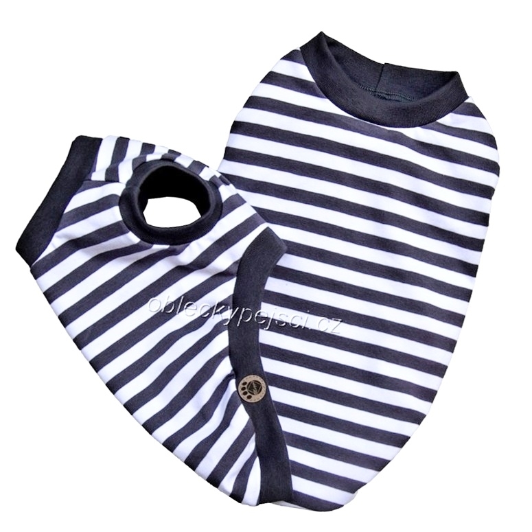 Tričko Šedý proužek