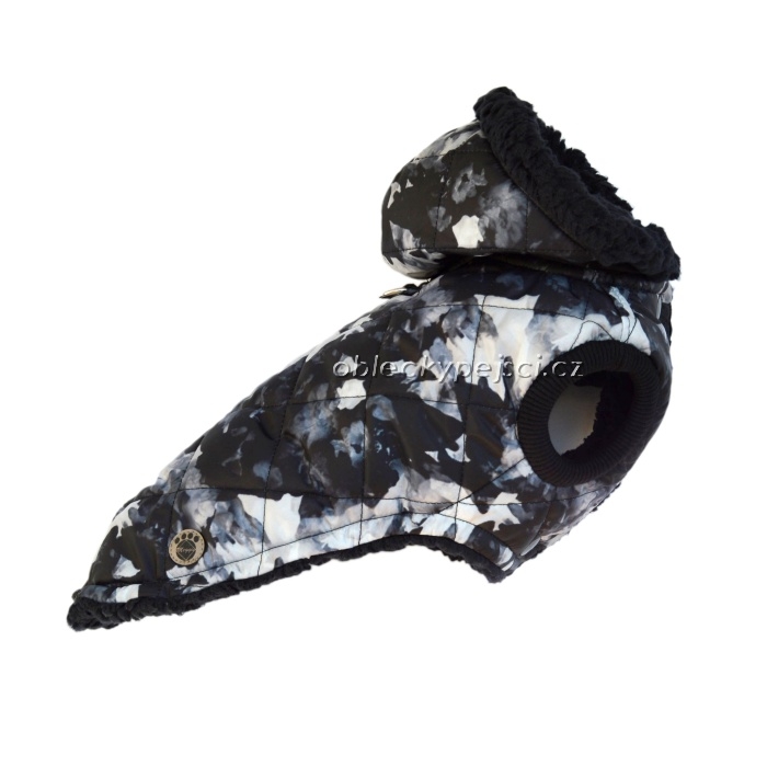 Zimní bunda Černo - bílá