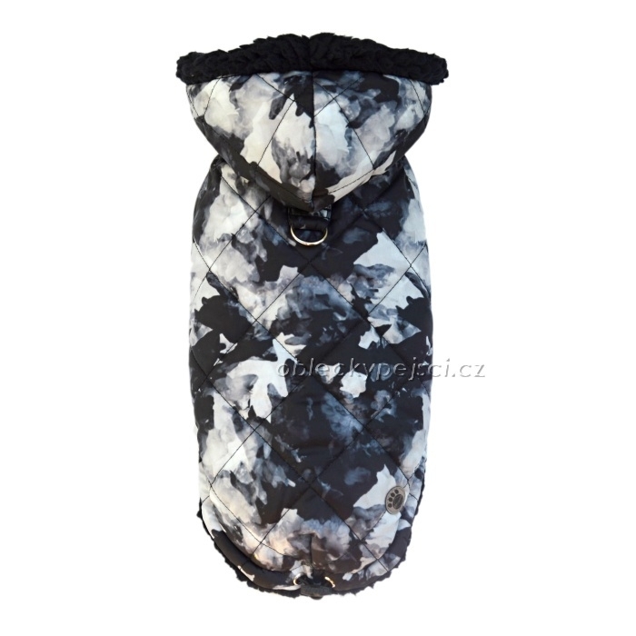 Zimní bunda  Černo - bílá