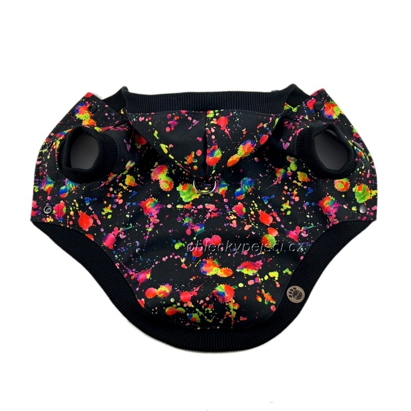 Softshellka jaro/podzim/zima Neon cákanec