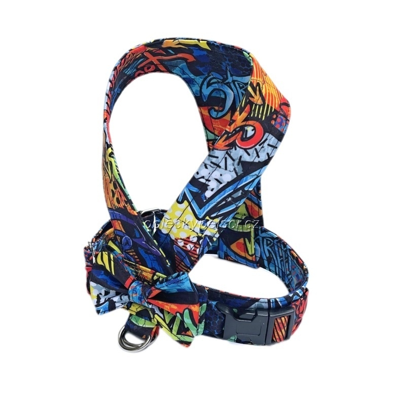 Kšíry s mašličkou Modré graffity