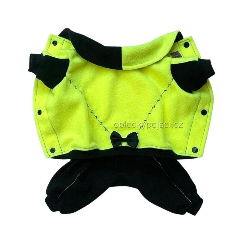 Fleecový overal Neon žlutý