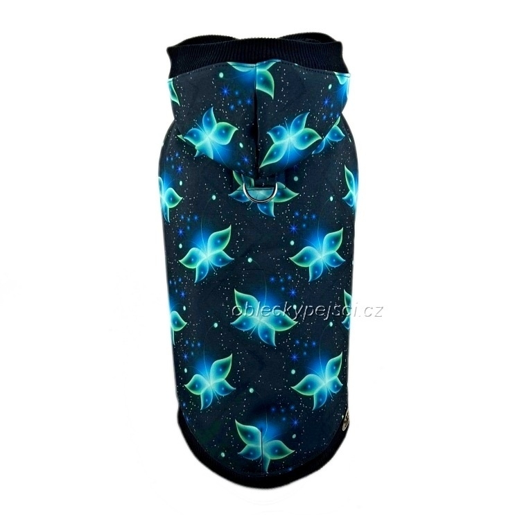 Softshellka jaro/podzim/zima Neon motýlek