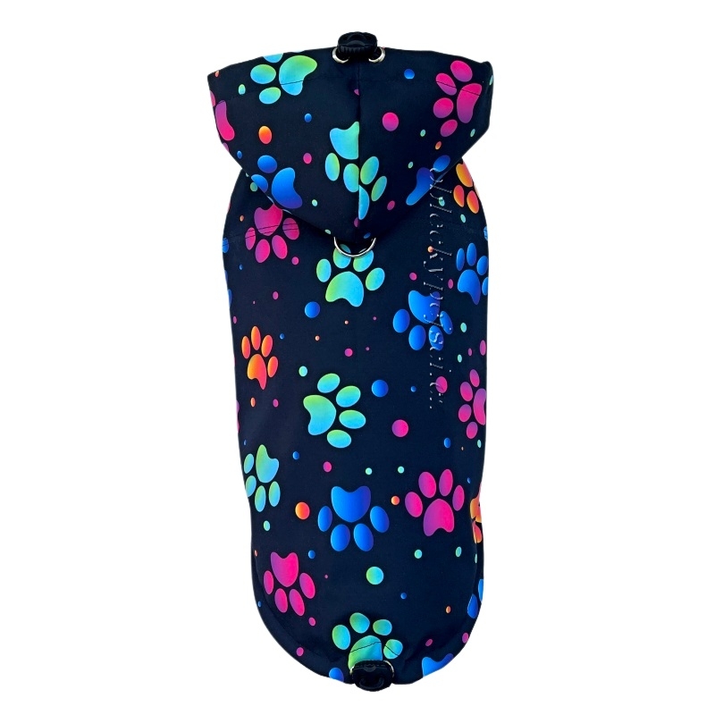 Letní softshellka/pláštěnka Barevná tlapka