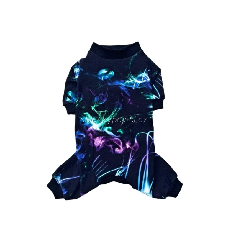 Teplákový overal Neon abstrakt