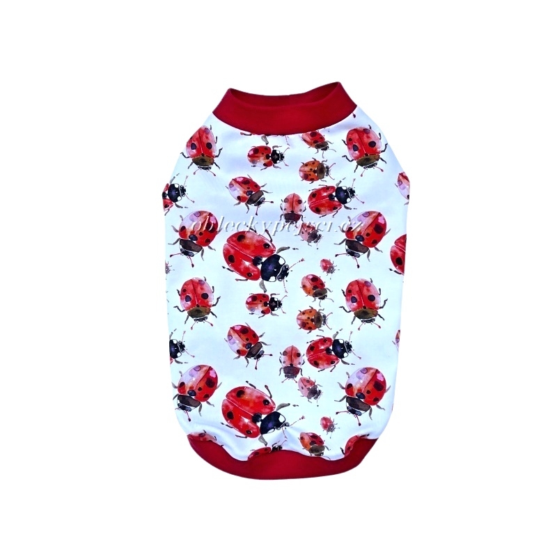 Tričko  Berušky - červený náplet