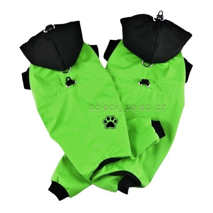 Letní soft. overal/pláštěnka Zelený hrášek