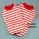 Tričko pro psí holky Červeno - bílé s hvězdičkami